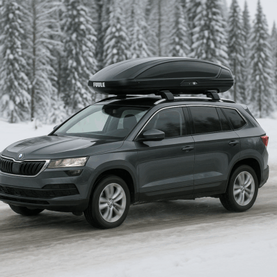 Krovni kofer pun sportske opreme – bicikli, skije i planinarska oprema u Beogradu