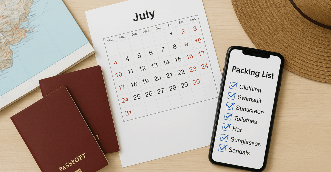 Pakovanje za letovanje – lista stvari, pasoši i krovni kofer kao rešenje za dodatni prostor